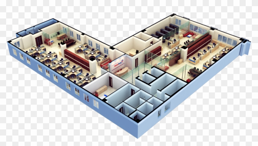 Home Decor Large-size 3d House Creator Home Decor Waplag - 3d Floor Plan Design Office Clipart #4076991