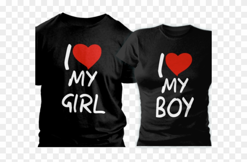 Boy Girl T Shirts Clipart #4077027