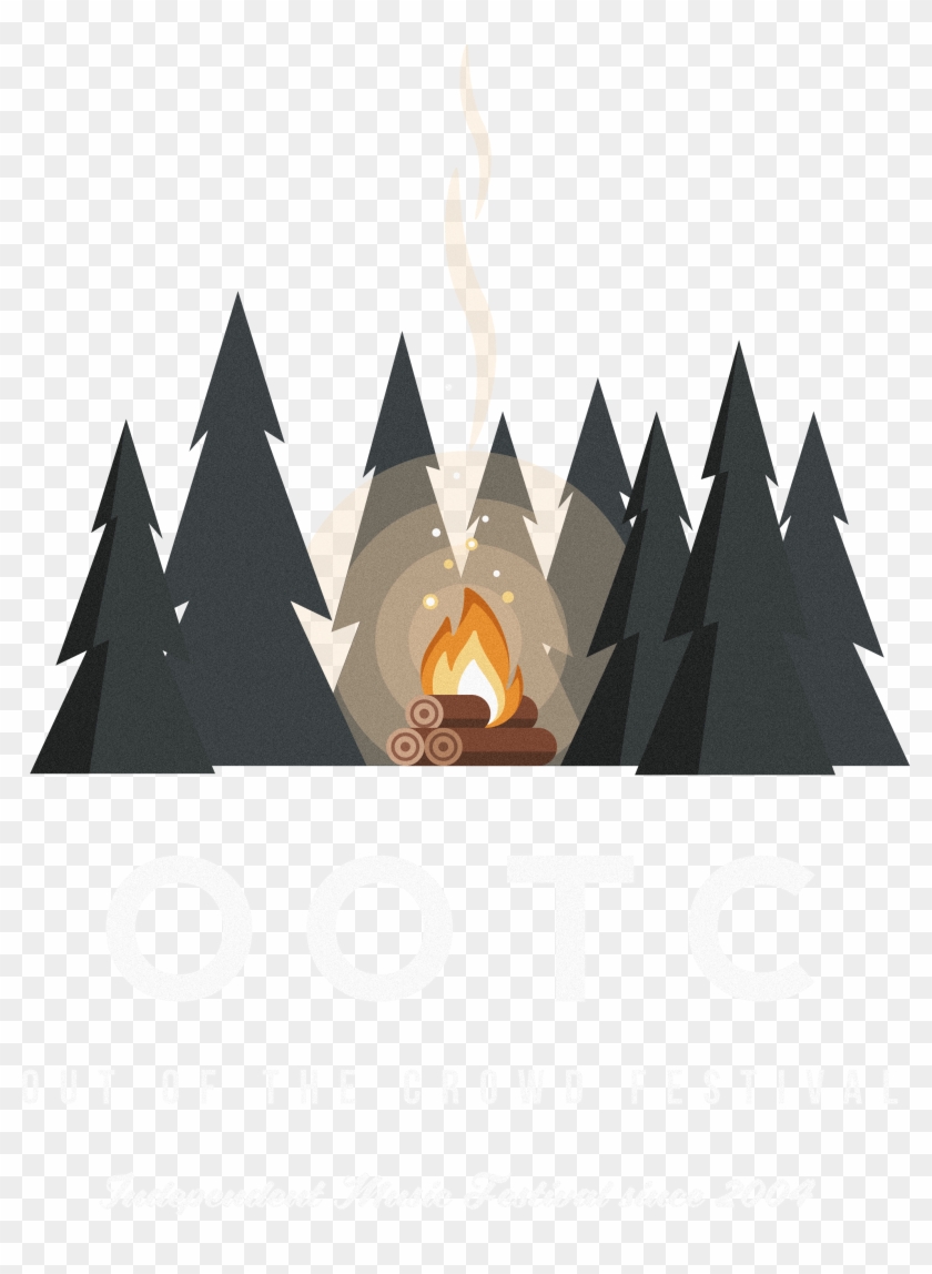 Out Of The Crowd Festival - Christmas Tree Clipart