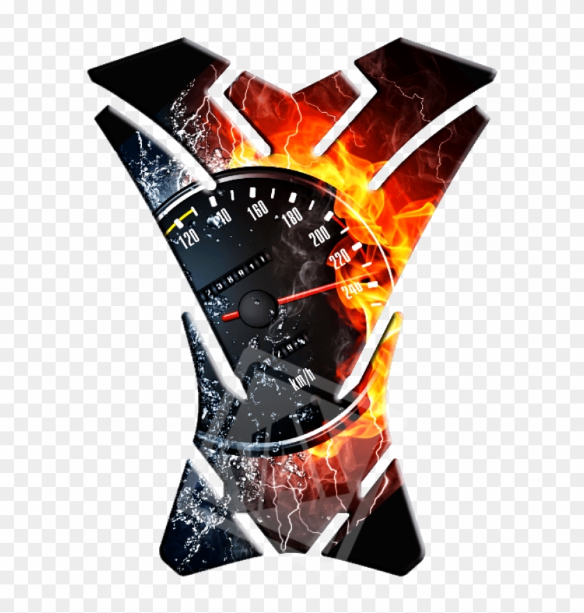 Adesivo Protetor De Tanque Velocímetro - Protetor De Tanque Moto Feminina Clipart