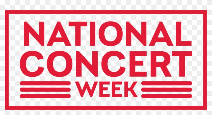 National Concert Week - Sign Clipart #4077780