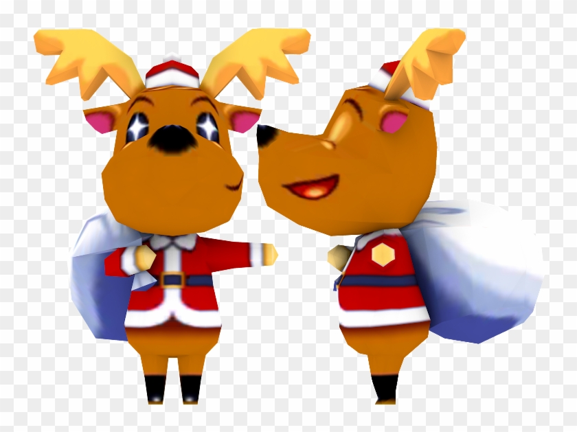 Reindeer Ornament Mascot - Animal Crossing 3d Characters Clipart #4078027