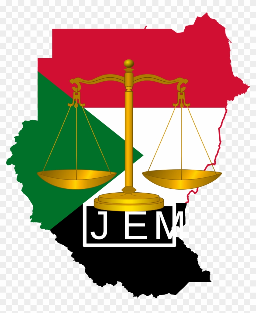 Former Logo Of The Jem - Flag Map Of Sudan Clipart