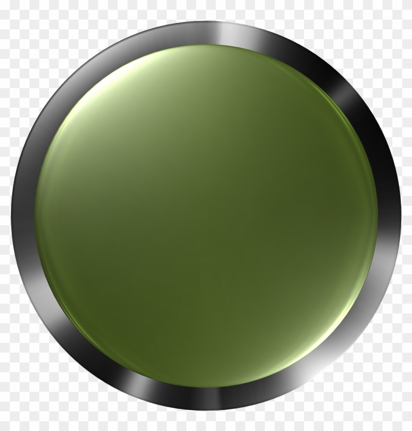 Button Press Digital Push 3d Png Image - Green Push Button 3d Clipart