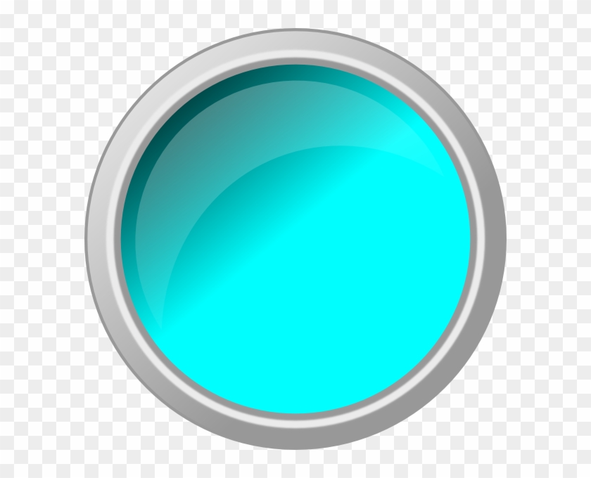 Original Png Clip Art File Push Button Light Blue Svg - Push Button Blue Png Transparent Png
