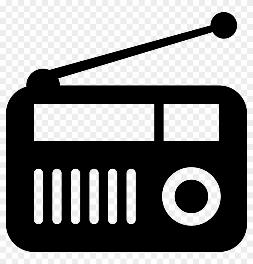 Png File Svg - Radio Icon Black Clipart #4078633