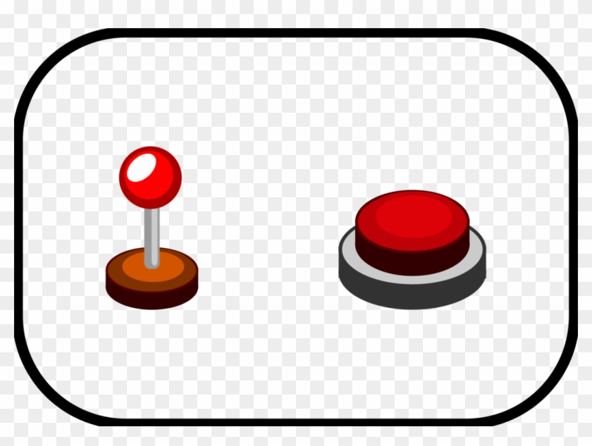 Computer Icons Classic Arcade Push-button Video Games - Arcade Push Button Png Clipart #4078666
