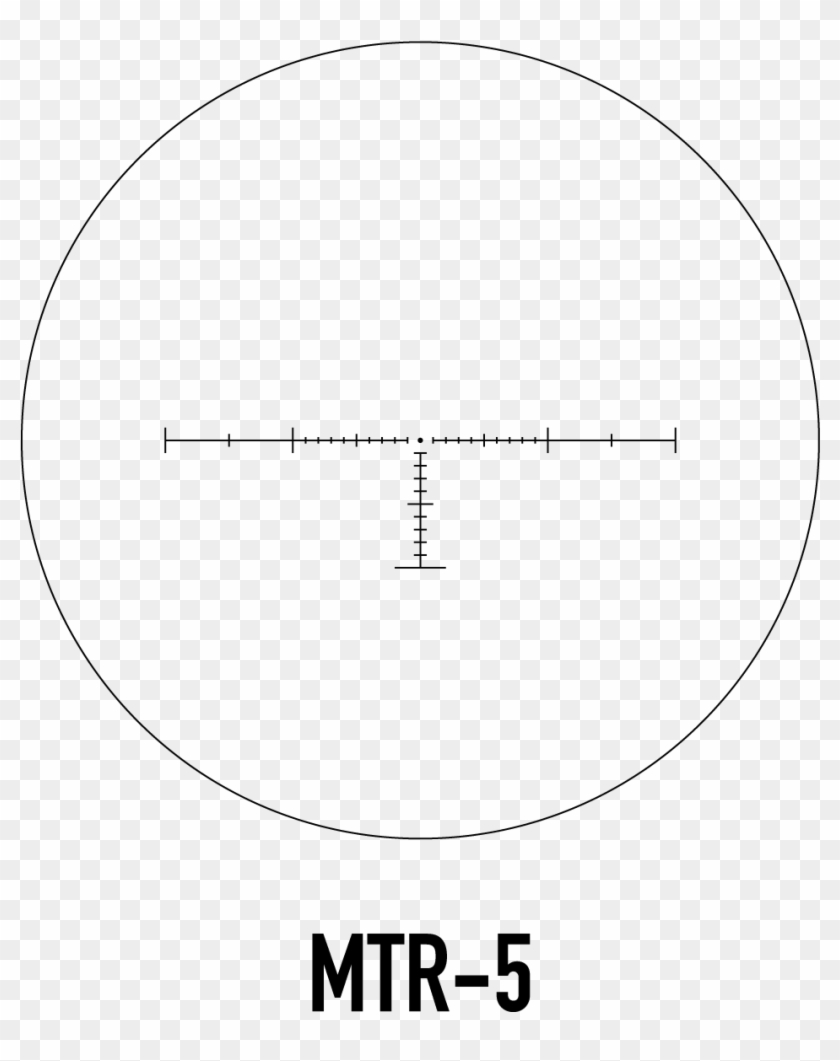 March Rifle Scopes Using Reticles In The Second Focal - March Mtr 5 Reticle Clipart #4078767