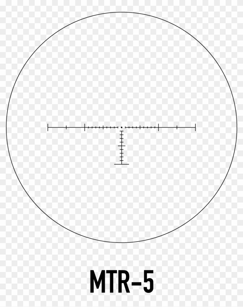 March Rifle Scopes Using Reticles In The Second Focal - March Mtr 5 Reticle Clipart