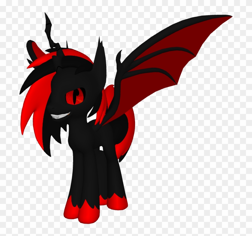 Pony Version Of Demon Lilith - Illustration Clipart #4078966