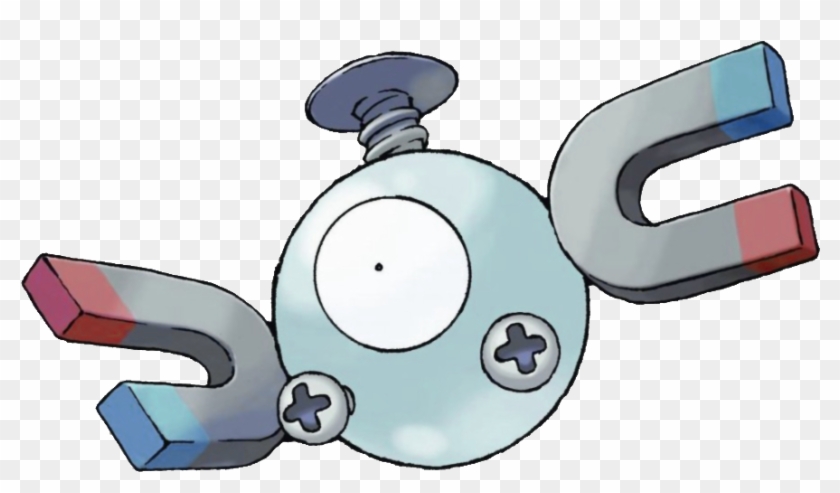 Magnemite Sugimori Artwork - Magneton Pokemon Go Clipart