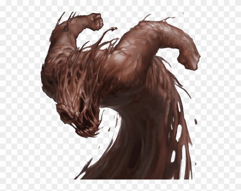 With Slime Creatures Closing In On Her From All Sides, - Omox Demon Pathfinder Clipart