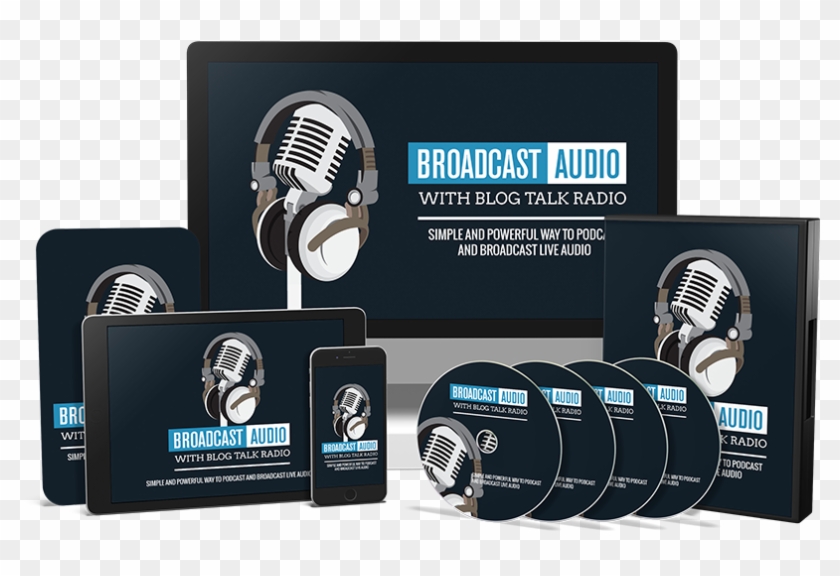 A Simple And Powerful Way To Podcast And Broadcast - Headphones Clipart #4079305