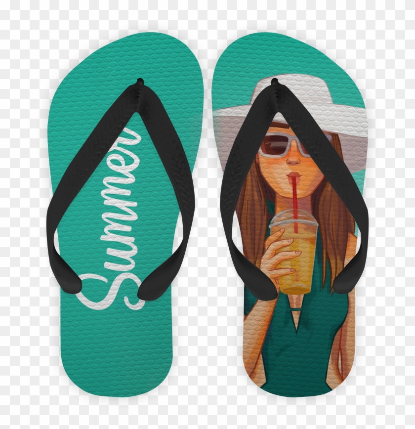 Chinelo Verão De Pâmela Furtado De Souzana - Chinelo Havaianas Tira Grossa Clipart