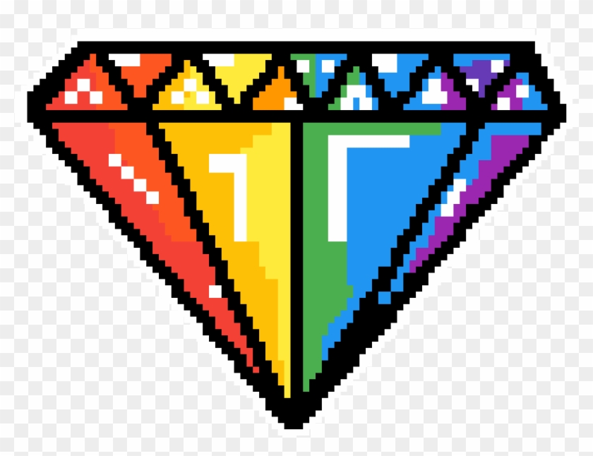 Rainbow Jem - Triangle Clipart #4079634