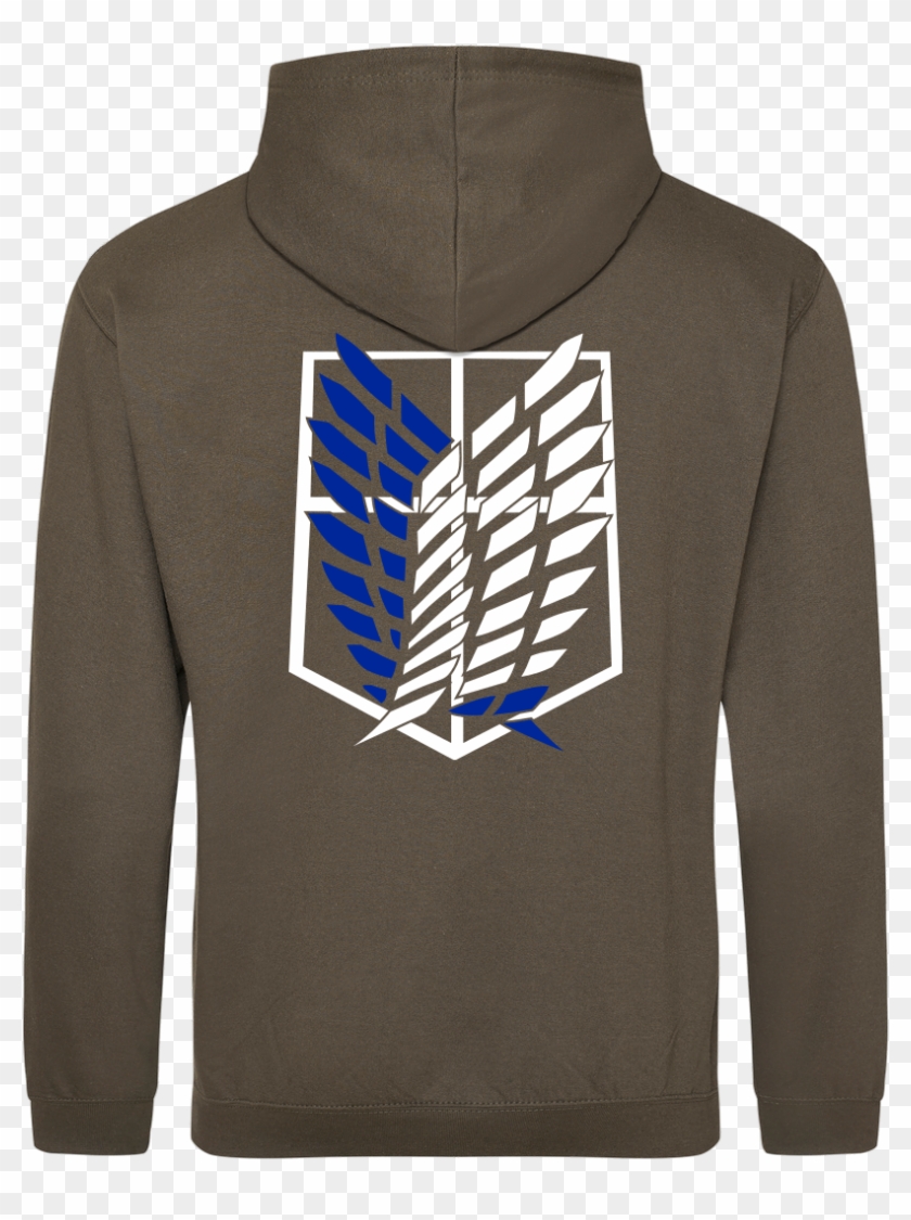 Survey Corps Sweatshirt Jh Hoodie - Attack On Titan Clipart #4079834