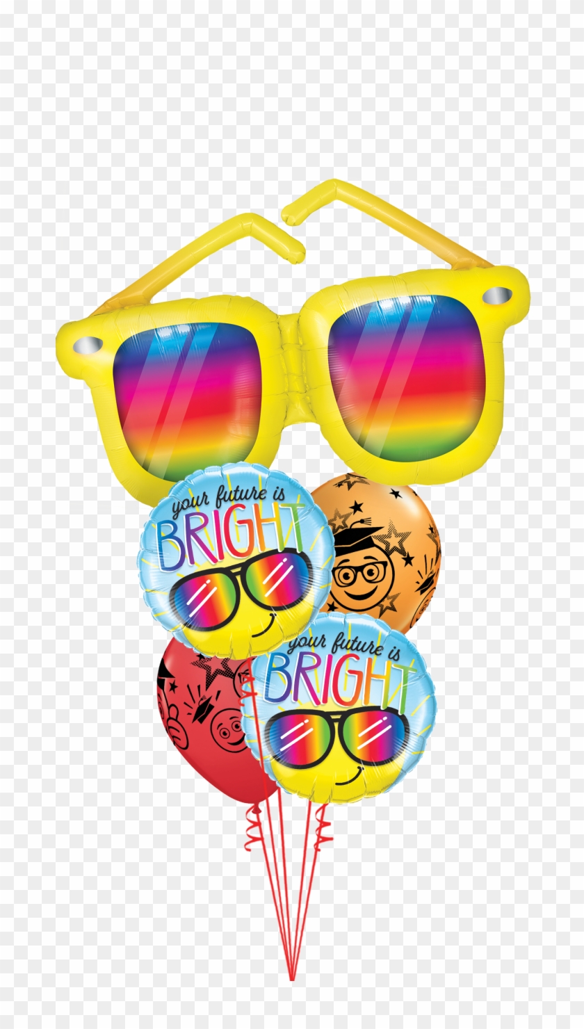 Graduation - Mylar Sunglass Balloons Clipart