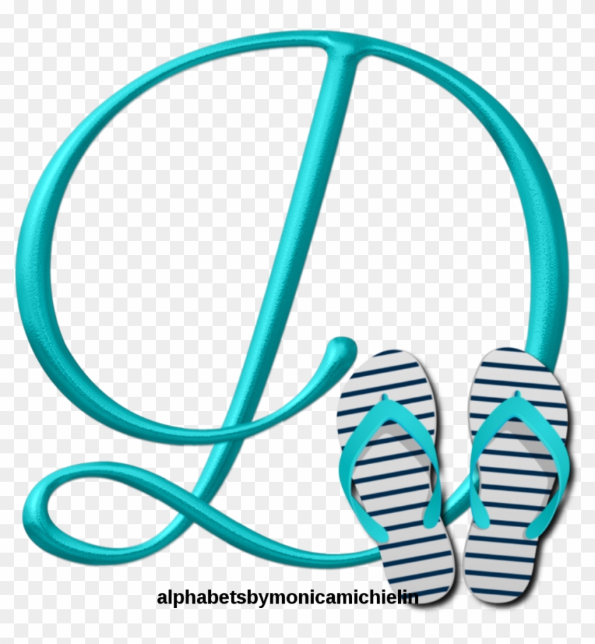 Alfabeto Azul E Chinelo Png, Blue Alphabet And Sliper Clipart