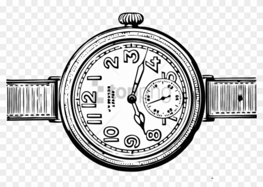 Free Png Vintage Watch Graphic Png Image With Transparent - Analog Watch Clipart #4080858