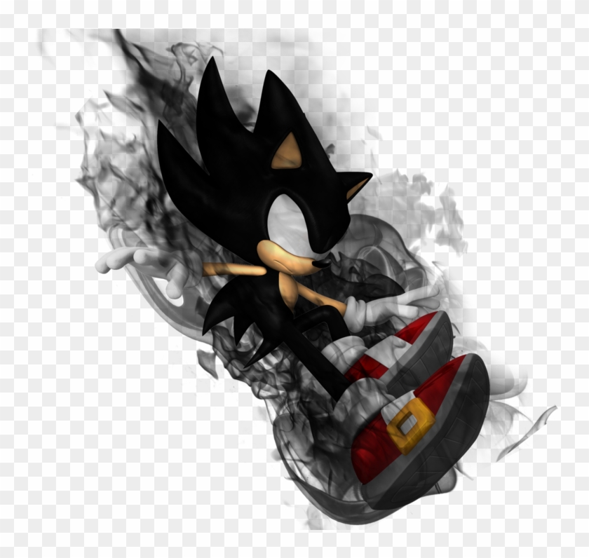 Dark Form - Dark Super Sonic 3d Clipart
