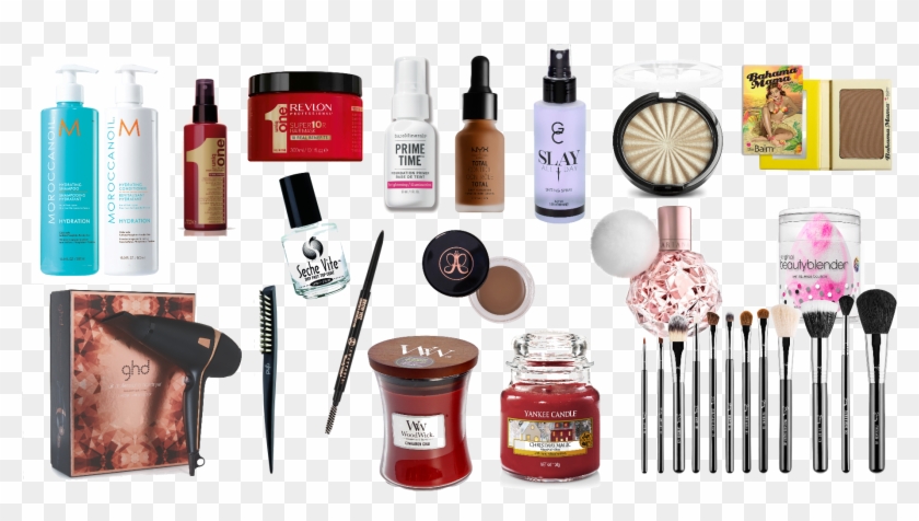 Uniq One / Ariana Grande Parfym / Woodwick Ljus / Nyx - Nail Polish Clipart