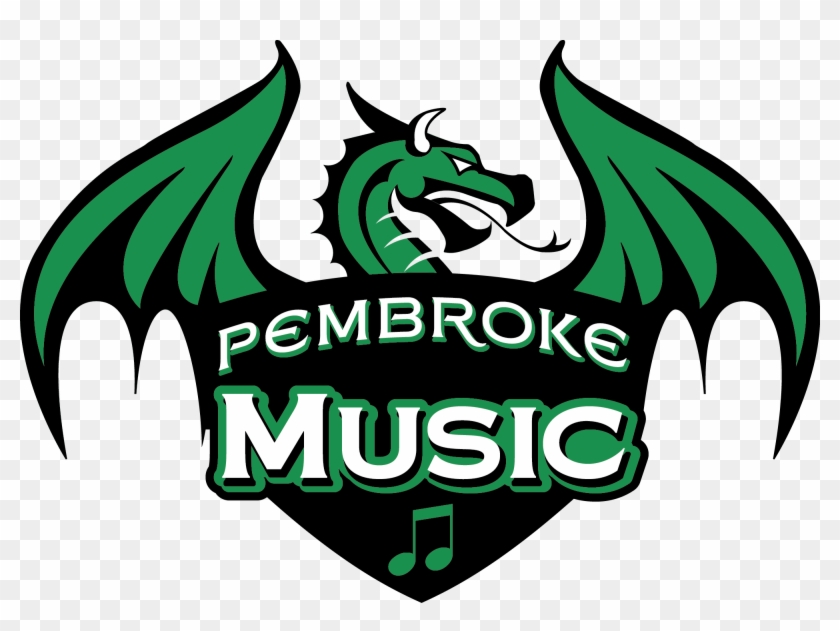 Dragon Music Logo - Pembroke Dragons Logo Clipart #4082190