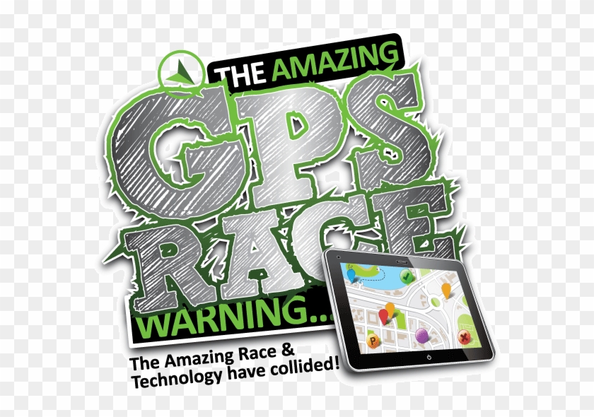 The Amazing Gps Race - Graphic Design Clipart