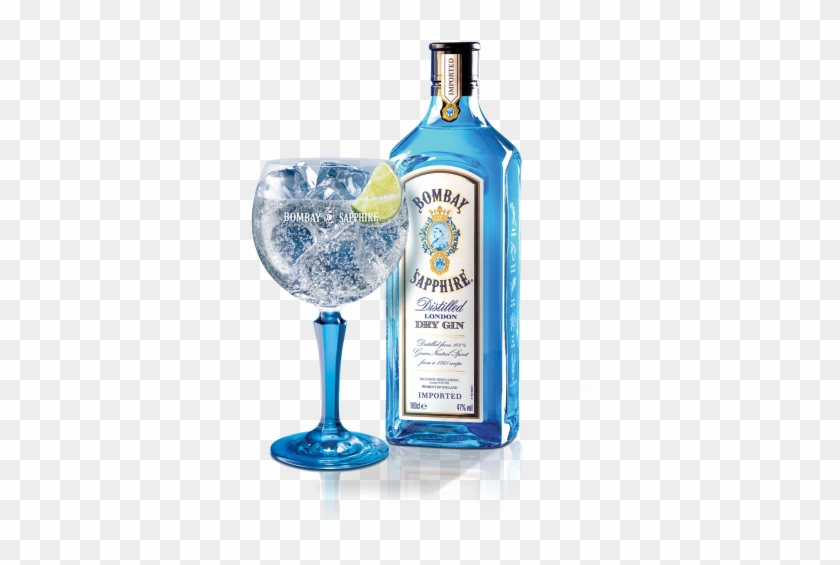 Foto Gin - Bombay Sapphire Clipart #4082415