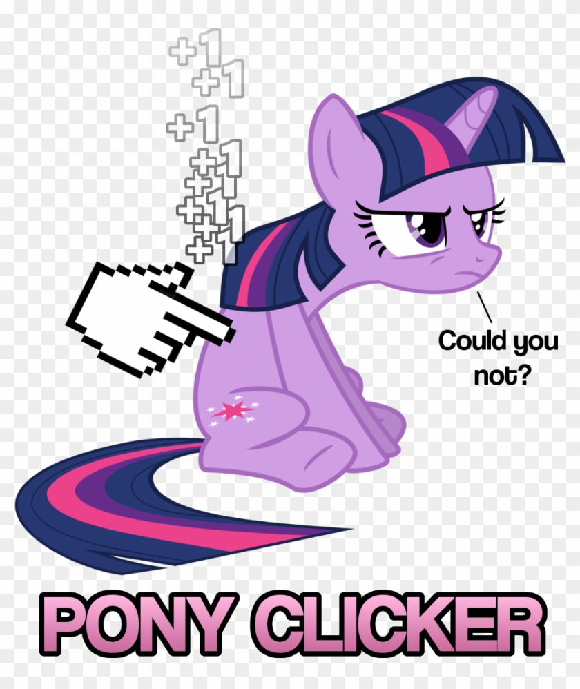 Cookie Clicker, Cursor, Grumpy Twilight, Hilarious - Twilight Sparkle Clipart #4082477