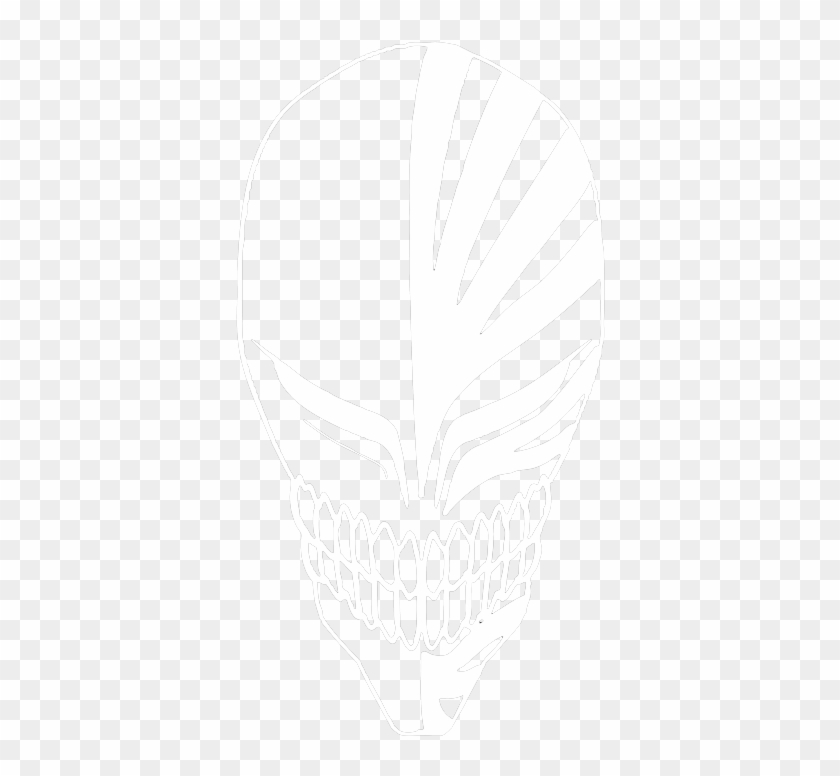 Original Design Vinyl Decal - Hollow Mask Black And White Clipart