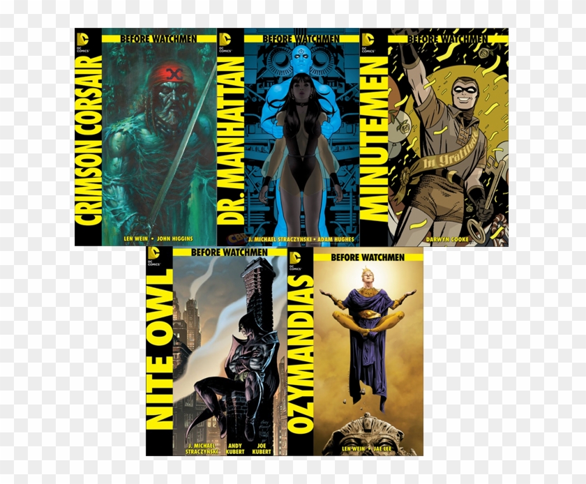 There Will Also Be A Single Issue, Before Watchmen - Watchmen Comic Character Names Clipart