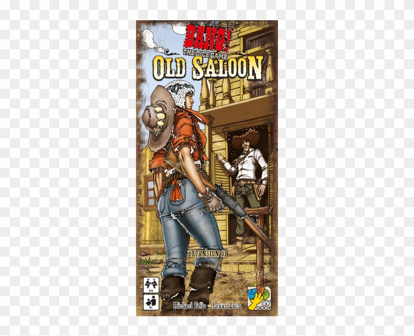 Bang The Dice Game Expansion - Bang The Dice Old Saloon Board Game Clipart #4082882