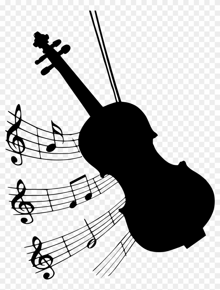 Download Png - Musical Instrument Black Clipart Transparent Png
