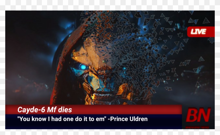 Destiny 2 Cayde 6 , Png Download - Destiny 2 Cayde Death Clipart #4083269