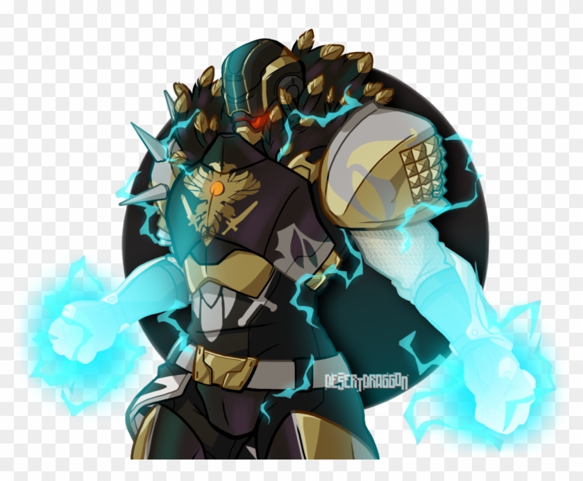 “an Art Trade With My Friend Joonk, I Drew Their Titan, - Action Figure Clipart