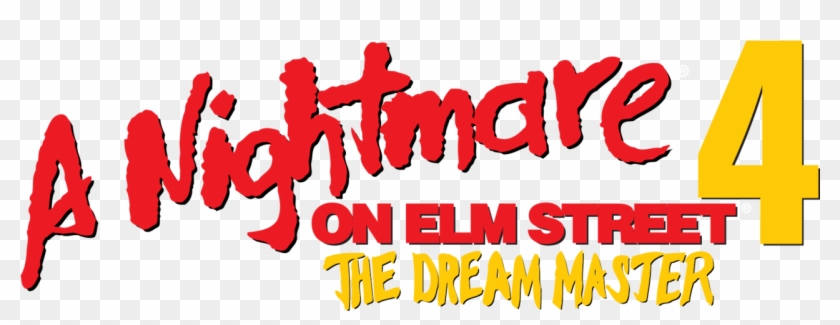 A Nightmare On Elm Street - Nightmare On Elm Street 4 Logo Clipart