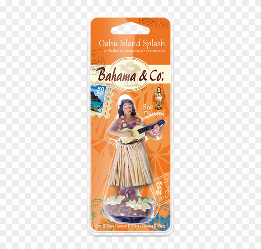 Bahama Hula Girl - Hula Girl Car Freshener Clipart #4084290