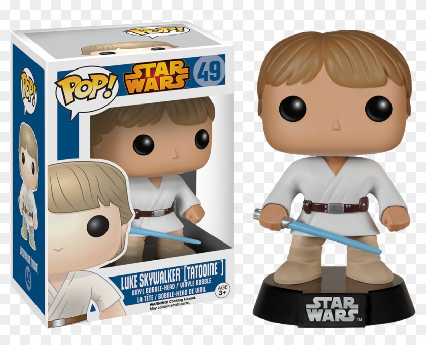 Funko Pop Star Wars Luke Clipart