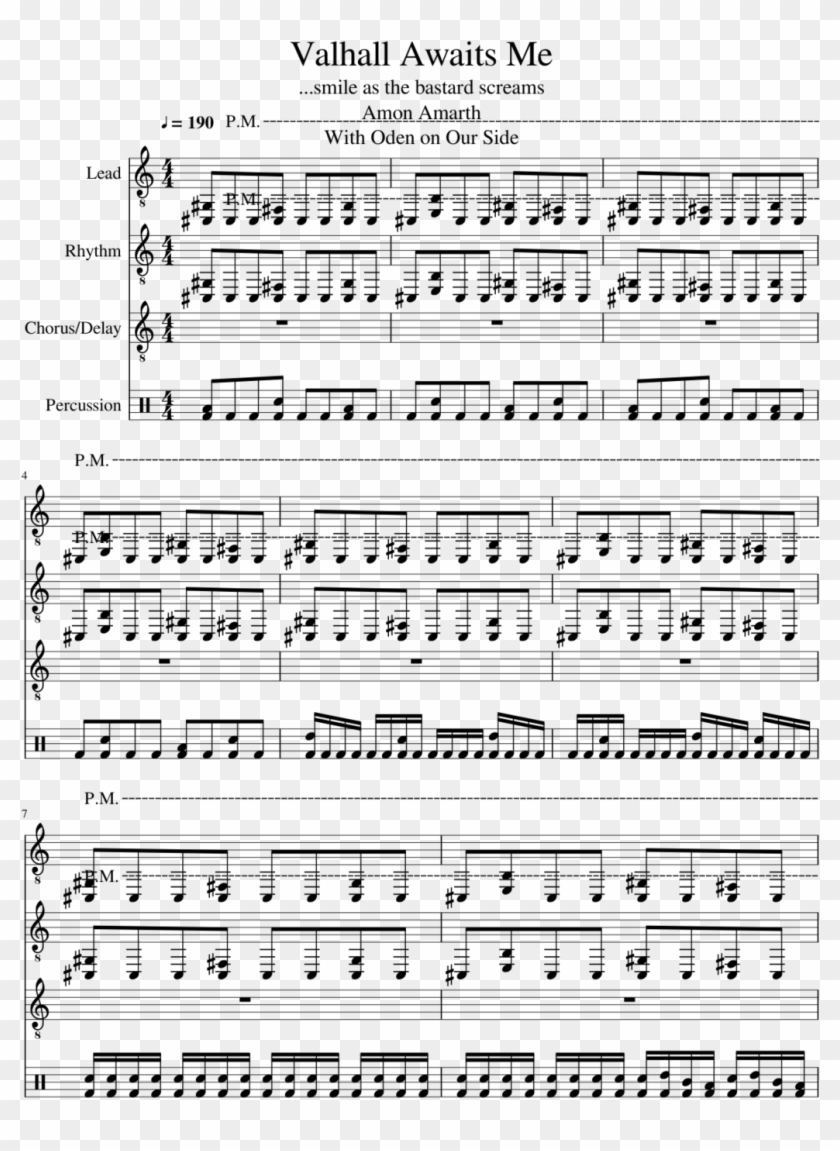 Valhall Awaits Me Slide, Image - Pirates Of The Caribbean Brass Quintet Clipart #4084561