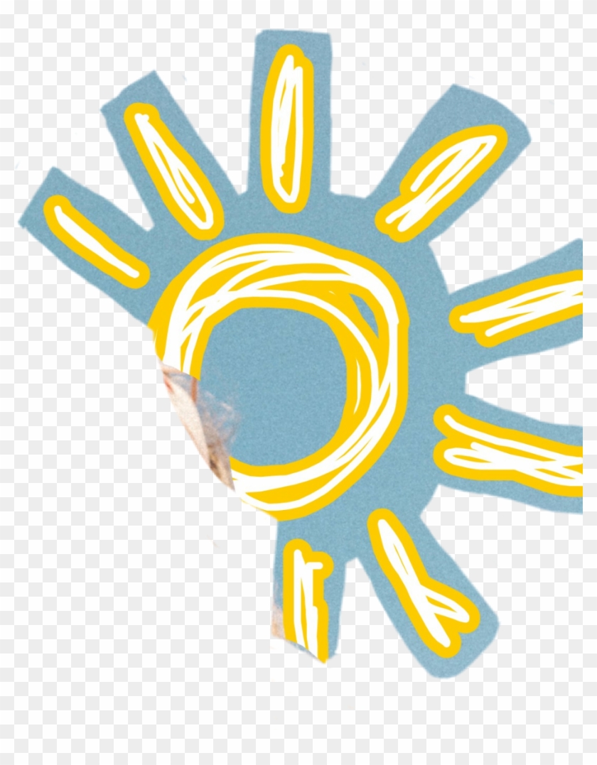 #sun #sunshine #drawing #art #doodle #color #yellow - Illustration Clipart #4084790