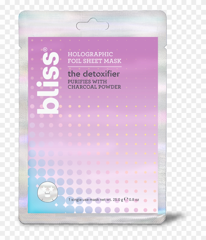 Bliss The Detoxifier Foil - Bliss Holographic Foil Sheet Mask Clipart