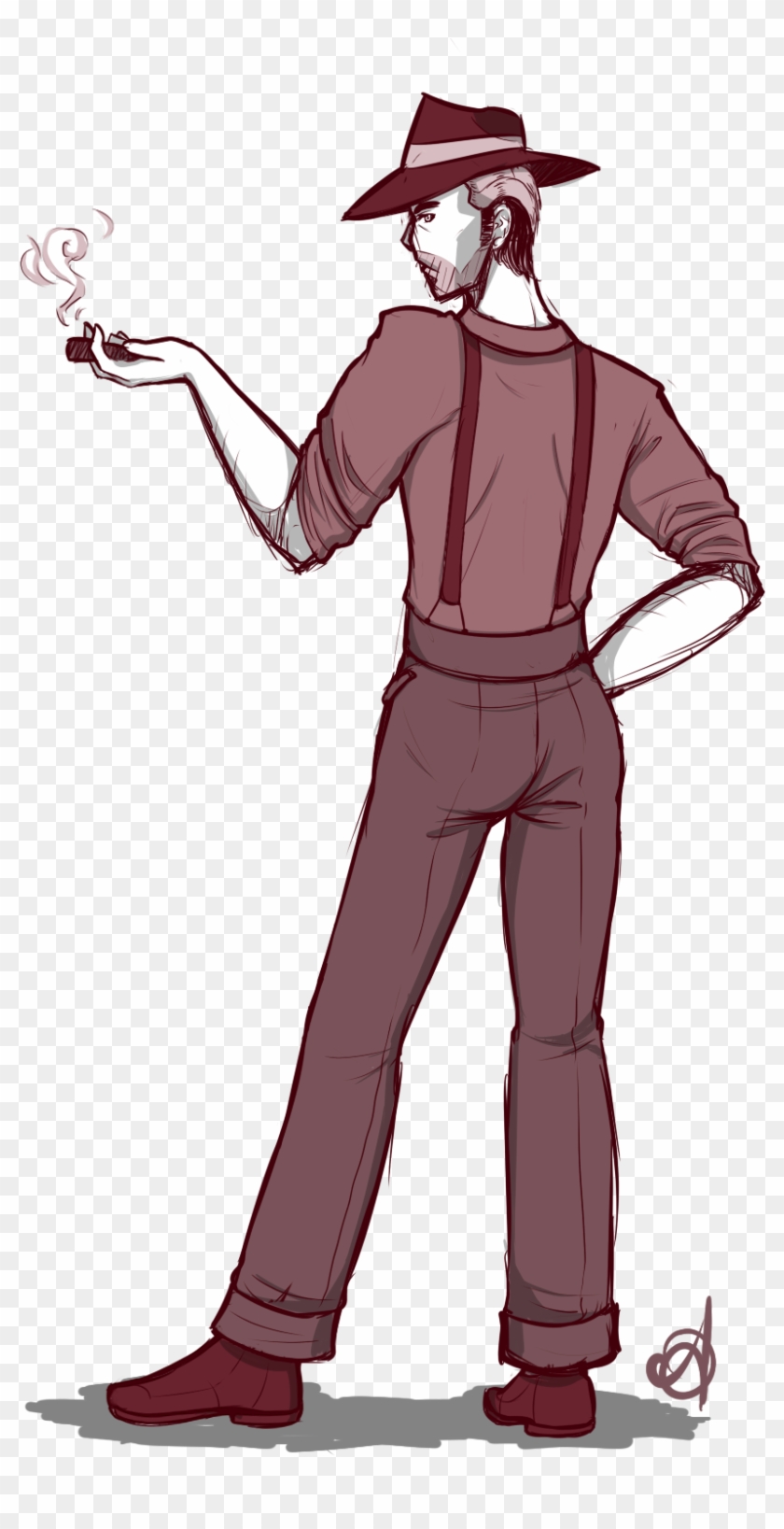 Fan Creationcross Doodle - Standing Clipart #4084898