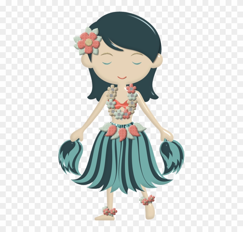 Aloha Tropical Cards Pinterest And Dolls Ⓒ - Hawaii Dress Clip Art - Png Download