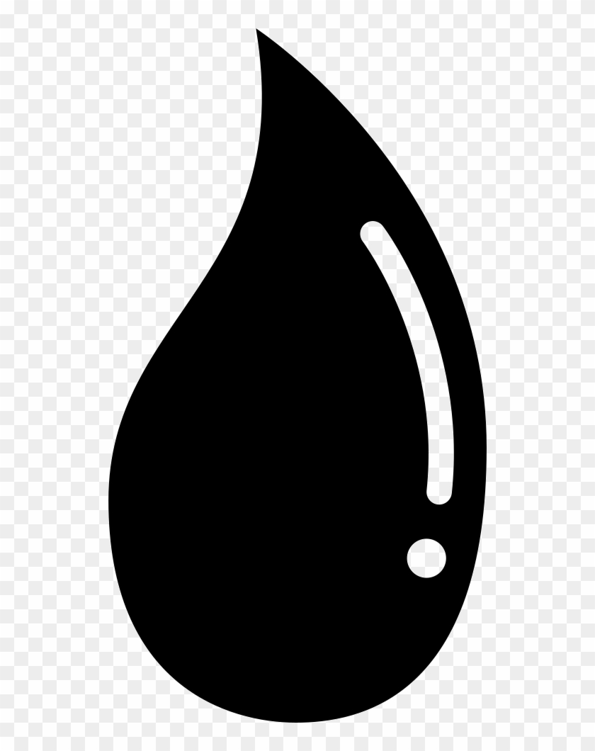 Liquid Drop Comments - Fireball Black Clipart #4085176