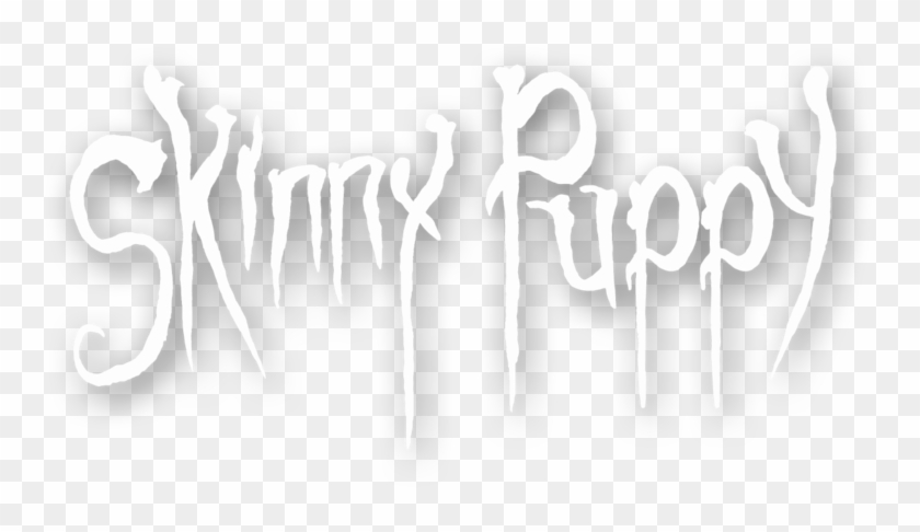 Skinny Puppy "logo" Cut Vinyl - Calligraphy Clipart