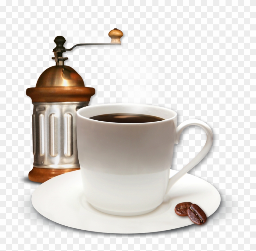 Cup Of Coffee And Coffee Mill Png Clipart Picture - سكرابز قهوة Png Transparent Png