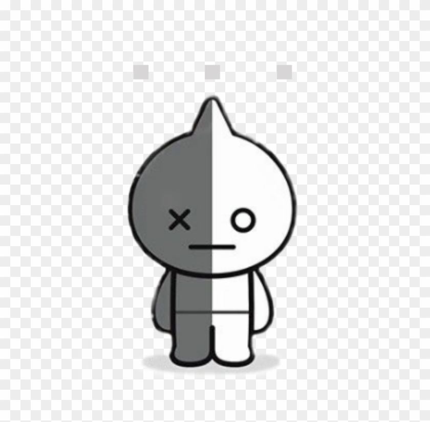 Van Bt B W Clipart , Png Download - Bt21 Army Transparent Png #4085952