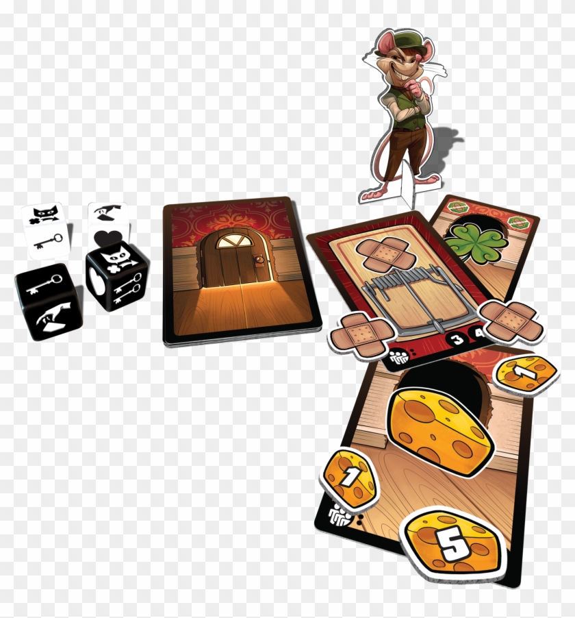 Rat Clipart Mousetrap Car - Rat Trap Game Tiki - Png Download #4086147