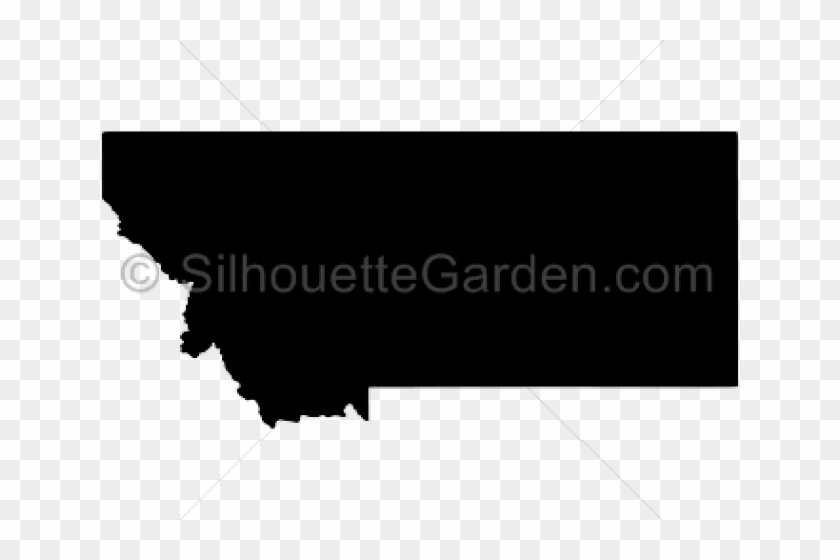 Montana Clipart Garden - Montana Silhouette - Png Download #4086785