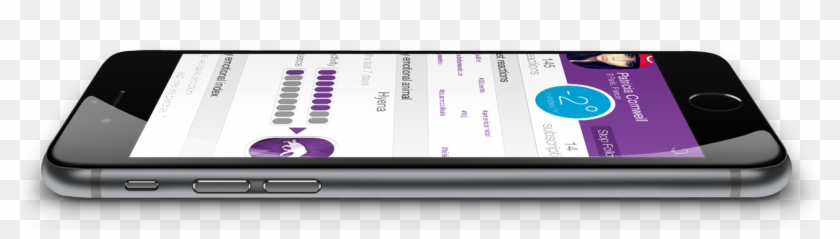 Iphone 6 Mockup Landscape - Mobile App Clipart #4087755
